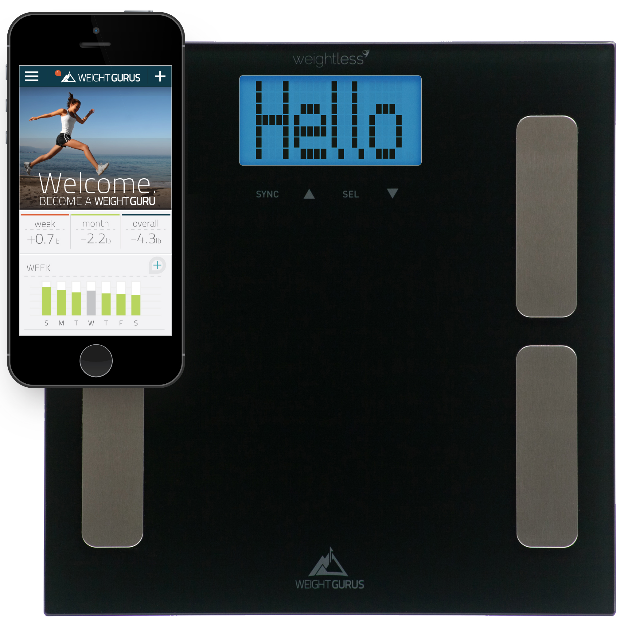 Weight Gurus Smartphone Tracking Digital Body Fat Scale Review